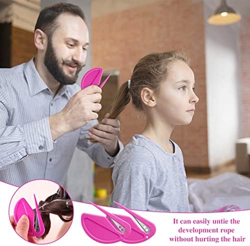 1000Pcs Elastic Clear Hair Bands, Rubber Band Cutter, Topsy Tail Styling Tools, Girls' Christmas Accessories Gift Set - Image 5