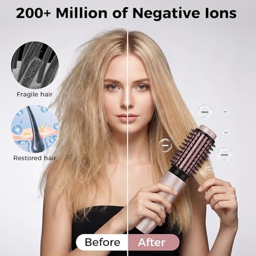 CARESKY® Cordless Curling Iron Brush 1‑1/2" Reduce Frizz for 1B-3C Curls - Image 4