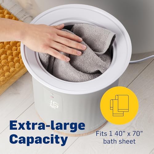 Live Fine Towel Warmer | Bucket Style Luxury Heater with LED Display, Adjustable Timer, Auto Shut-Off | Fits 40” x 70” Oversized Towel - Image 2