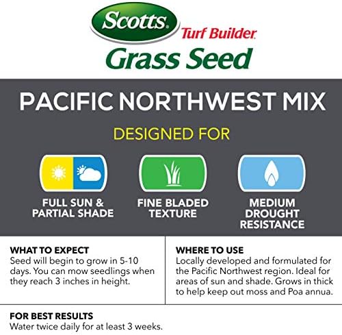 Scotts Turf Builder Grass Seed Pacific Northwest Mix, 7 lb. - Image 2