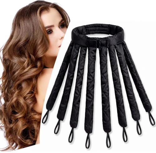 Heatless Hair Curler Headband With Removable & Adjustable Curling Rod by YiQiYi