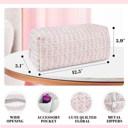 Hair Tools Travel Carrying Bag, Quilted Floral Bag for Shark Flexstyle - Image 4