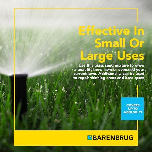 Barenbrug Pebble Beach Sun & Shade Grass Seed Mixture for Lawn Repair & Growth, Pebble Beach Golf Course Approved Blend, 20 LB Bag - Image 5