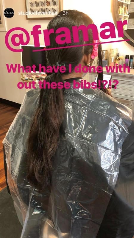 FRAMAR Backwards Bib Disposable Hair Cutting Capes Salon, Protects Clients - Image 5