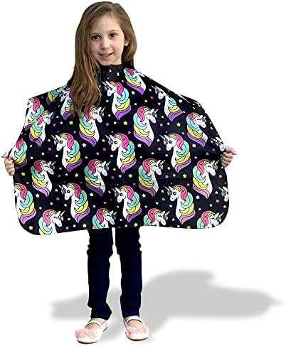 Plum Hill Kids Pink Leopard Hair Cutting Cape - Toddler XS-Small - Image 7