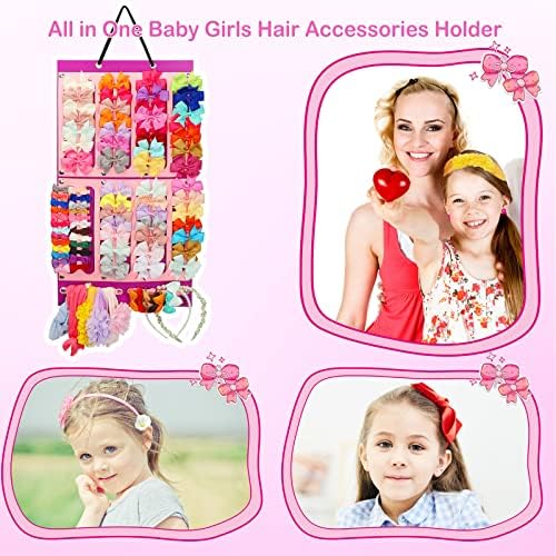 Hair Bows Holder & Organizer for Baby Girl, Baby Hair Accessory - Image 6