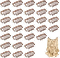 Dreamlover Stainless Steel Hair Extension Clips, Brown, 9 Teeth, 30 Pieces by Dreamlover