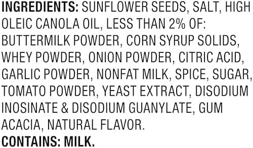 DAVID Sunflower Seeds, Ranch Flavor, 1.625 oz. (12-pk) - Image 3