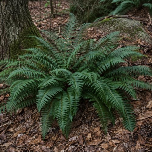 10 Christmas Fern Bare Root Live Plants (Polystichum acrostichoides) by Unknown