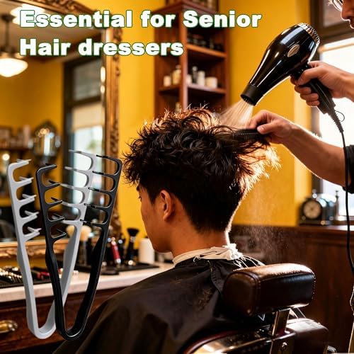Texture Comb Volumizing Comb, Volumizing Fluffy Texture Styling Comb for Men and Women, Maximum Root Lift Tool, Non-Slip Grip, ABS Plastic with Textured Grip Tool (Gray) - Image 7