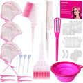 27 pcs Hair Dye Kit Highlight Frosting Cap with Hook by ZMOIVOK