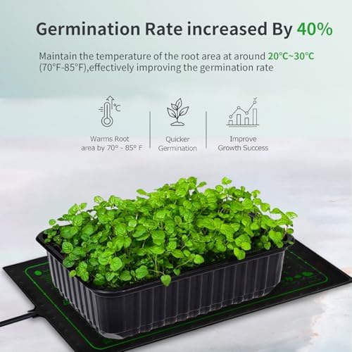 10"x20" Seedling Heat Mat for Seed Starting and Germination,2 Pack - Image 5