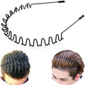 bodbop Metal Hair Band for Men Headband Sports Hairband Non Slip Women Hoop by bodbop