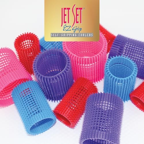 Olivia Garden Jet Set EZ Grip Self-Gripping Curlers - Hair Rollers for Setting or Perming - Style Curls and Waves - Image 6