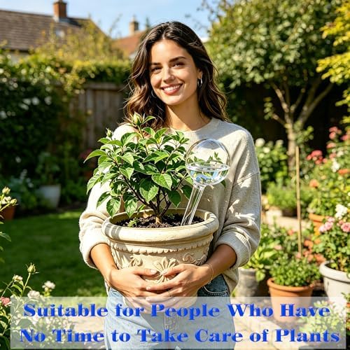 Plant Automatic Watering Devices, Clear Plastic Plant Self-Watering Bulb - Image 3