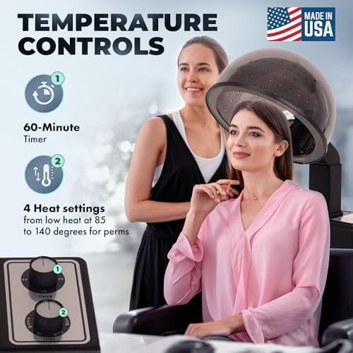 Buy-Rite X-TRA Hot 980W Professional Hooded Hair Dryer with Stand - Image 4