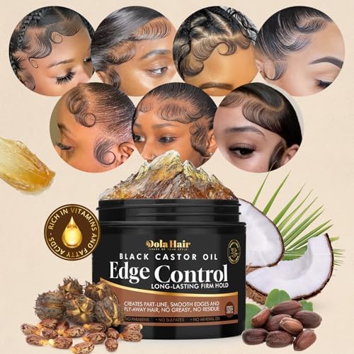 Edge Control Gel for Women Strong Hold Hair Braiding Gel Firm Hold, Hair Styling Wax Natural Edge Lock & Fixer for Women & Men Non-Greasy No Flaking (Edge Control Gel 4.2 Oz) - Image 6