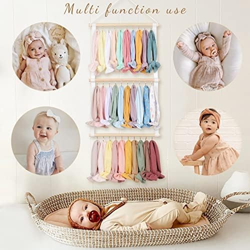 POVETIRE Headband Holder Bow Organizer for Girls, Baby Head Bands Storage - Image 5