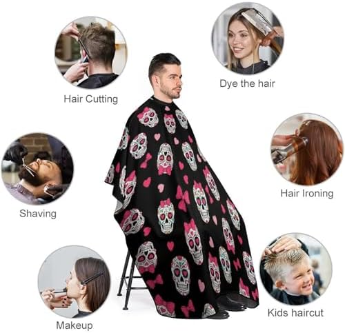 Women Barber Hairdressing Cape Adjustable Salon Cape Apron for Makeup Artist Beautician - Image 3