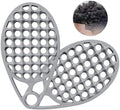 KOUPA Magic Silicone Curly Hair Brush, One Piece Twist Curl Comb for Afro Curls, Washable Hair Tool for Men Women, Grey, 2 Pieces by WelcometoKOUPA