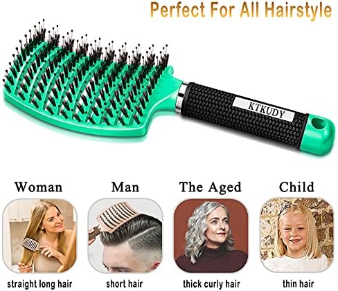 2 Pack Detangling Brushes for Women & Kids, Wet & Dry Hair, All Hair Types - Image 4