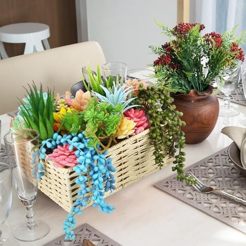 Yunsailing 80 Pcs Artificial Faux Mini Succulent Plants, Lovely - Image 3