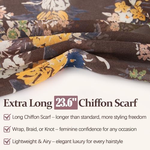 Ababalaya Satin Lined Head Wrap Chemo Headwear for Women - Image 4