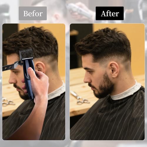 Blend Friend Fade Comb Set 3PC Self Hair Cutting Tools for Men & Boys Black - Image 3