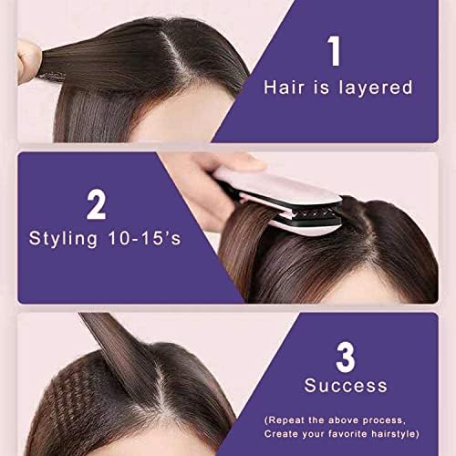 MBHAIR Ceramic Crimper Iron Volumizing Fluffy Hair, Anti Static Adj Temp - Image 5