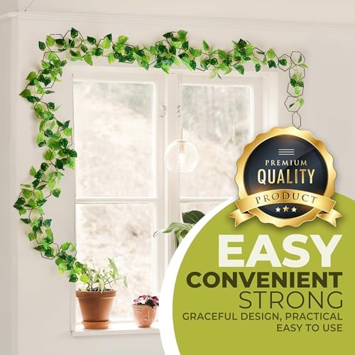 Chain Trellis for Climbing Plants - Indoor & Outdoor House Plant Accessories for Monstera, Pothos, Ivy, and More | Garden Wall Trellis and Plant Vine Support - Houseplant Accessories and Plant Gifts - Image 2