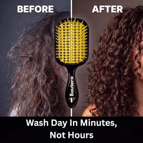 Bautero Detangling Brush for Curly Hair – Detangler Brush for Thick 4C Hair - Image 5