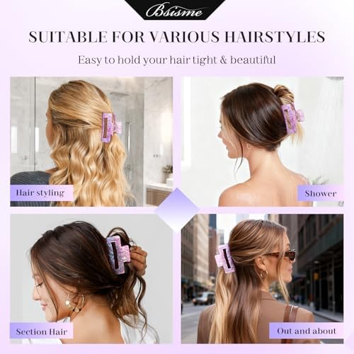 Hair Brush Set Curved Vented Brush Women Kids Curly Thick Fine Wet Dry Hair - Image 6
