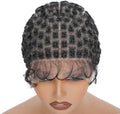 Double Full Lace Crochet Wig Caps With Natural Knots And Baby Hair Easy For Wig Making, Breathable Lace Braided Cap For Crochet Braids, Glueless Hair Net With Bang(125 Knots) by Unknown