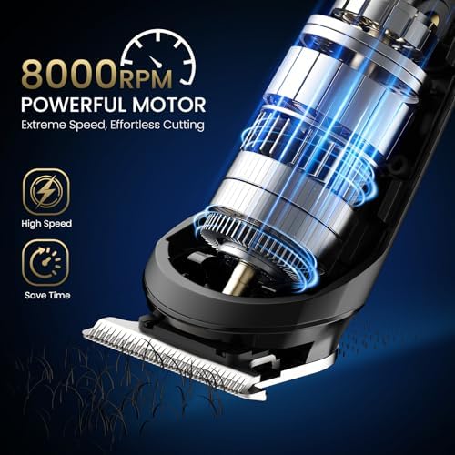 Ufree 3-in-1 Beard Trimmer for Men, IPX6 Waterproof Electric Razor - Image 4