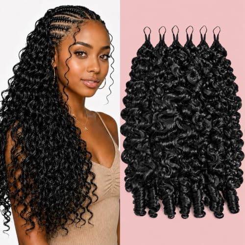 Burmese Feather Curly Miracle Knots Crochet Human Hair for black Women by Jinhui