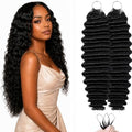 Human Crochet Hair for Black Women Feather Miracle Knots Crochet Human Hair by Jinhui