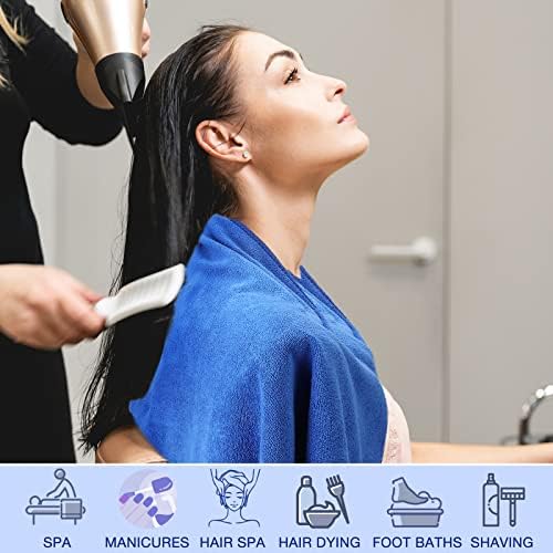 Newwiee 72 Pack Salon Towels Bleach Proof Hair Towel 18 x 30 Inch, Blue - Image 7