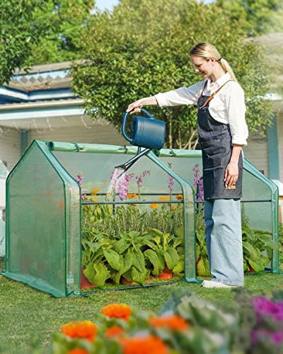 Quictent Mini Greenhouse for Indoor Outdoor, Portable Quick-Setup Tabletop - Image 2