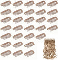 Dreamlover Wig Clips for Hair Extension, 10 Teeth, Brown, 30 Pieces by Dreamlover