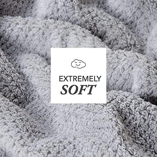 VOLO Super Hero XL Hair Towel | Super Absorbent Quick Dry Nanoweave | Reduces Dry Time by 50% | Large Wrap for All Hair Types (Super Hero Luna Gray - Tube) - Image 5