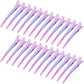 Bantoye 24Packs Duck Bill Clips 3.35 Inch Metal Alligator Clip, Pink Purple by AiPretty