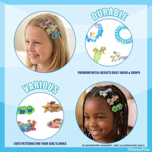 Toy Story Hair Accessories Set with Hair Clips & Bows - Image 3