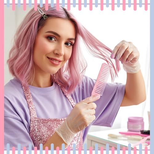 Patelai 6 Pcs Highlighting Comb Weaving, Classic Style, Pink - Image 6