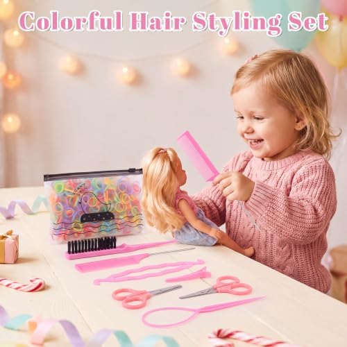 1000 Pcs Elastic Hair Bands with 10 Tools, Colorful Small Ties for Kids - Image 4
