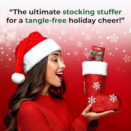 UNbrush Mini Holiday Hair Brush for Pain-Free Brushing On All Wet/Dry Hair Types - Image 3
