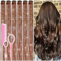 Hair Tinsel Clip in Coffee Brown Fairy Hair Tinsel Kit by Rootoofocusesonthesecretstoenhancingwomensbeauty