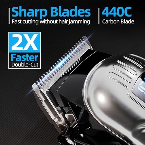 Chicclly Low Noise Hair Clippers for Men & Women with 10 Color Guide Combs - Image 3