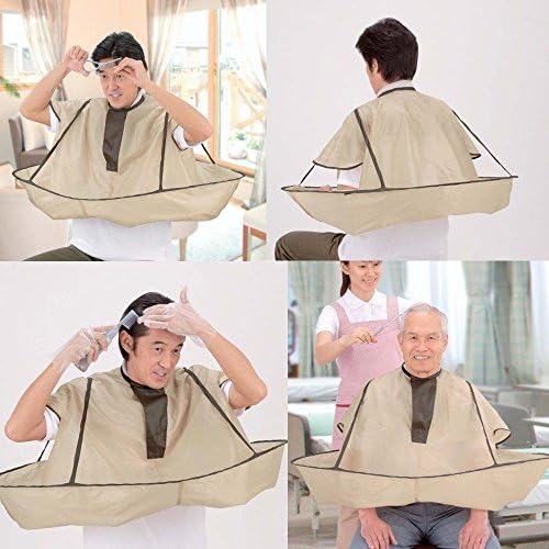Barber Cloak,Hair Cutting Cloak Umbrella Cape Salon Barber Hairdressing Gown for Adult - Image 6