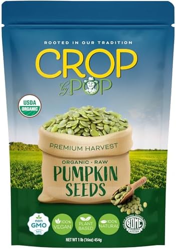 CROP BY POP - Organic Raw Pumpkin Seeds (16 Oz - 1 LB) by NutCravings%C2%AE