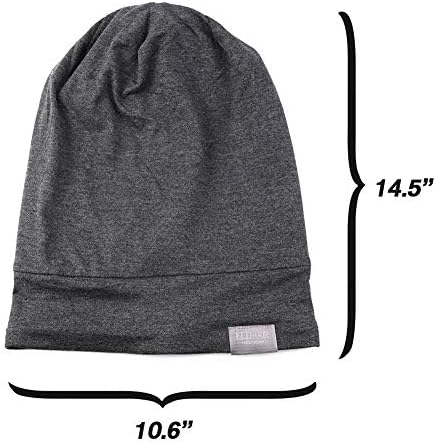 Beanie Sleep Hats Bonnet for Women Girls Curly Frizzy Hair Cover - Image 4